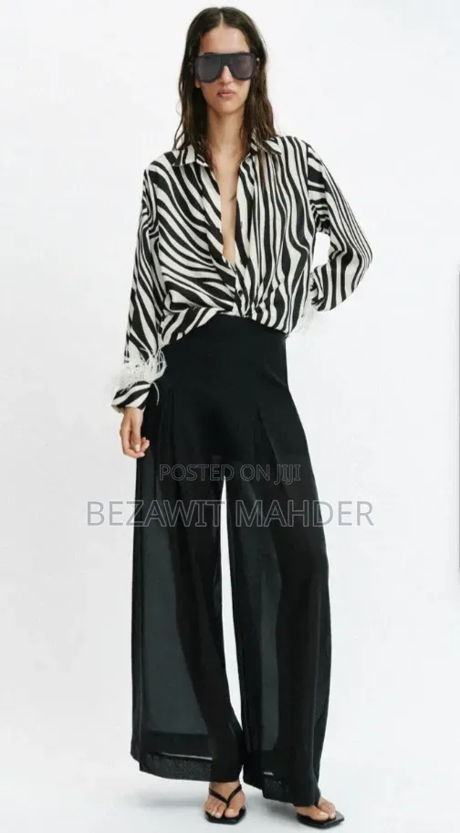 Zara Wide-Leg Pants – Elegant, Comfortable Stylish