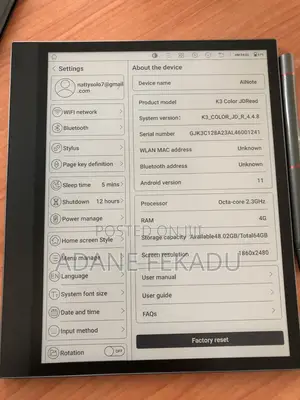 Honor Pad 9 4 GB Black