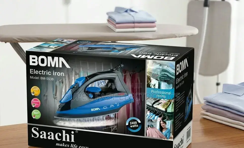 Boma Electric Steam Iron 2400w Heavy Duty (Bm-5538) – Professional