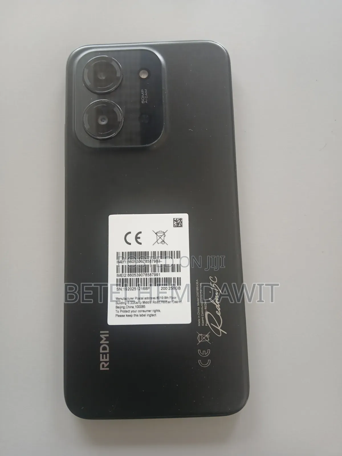 New Xiaomi Redmi 15C 4G 256 GB Black