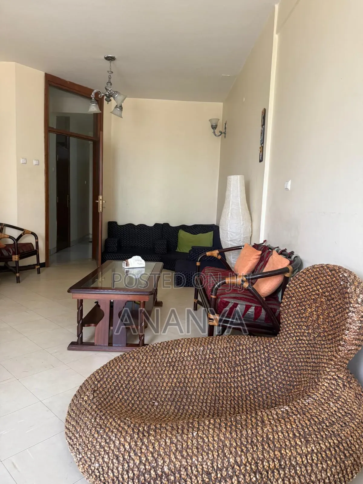 Furnished 3bdrm Apartment in Yeka for rent