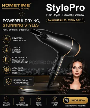 Hometime Stylepro Hair Dryer- የፀጉር ማድረቂያ