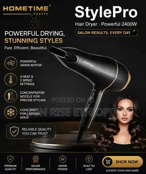 Hometime Stylepro Hair Dryer- የፀጉር ማድረቂያ