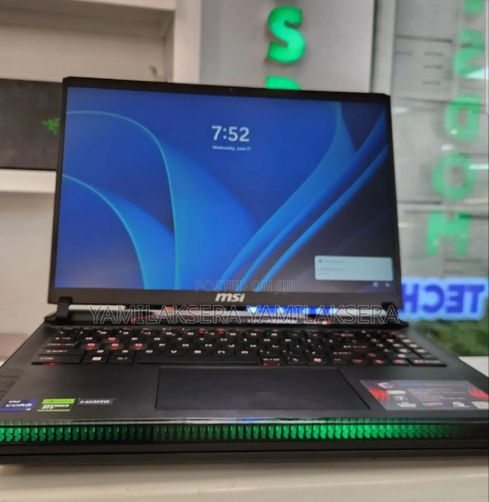 New Laptop MSI Raider GE68HX 13VI-202US 16GB Intel Core i9 SSD 1T