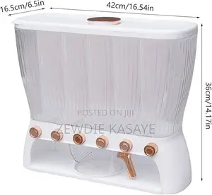 የጥራጥሬ ማስቀመጫ-6 አይነት ግብአቶችን የሚይዝ 6-in-1 Dry Food Dispenser