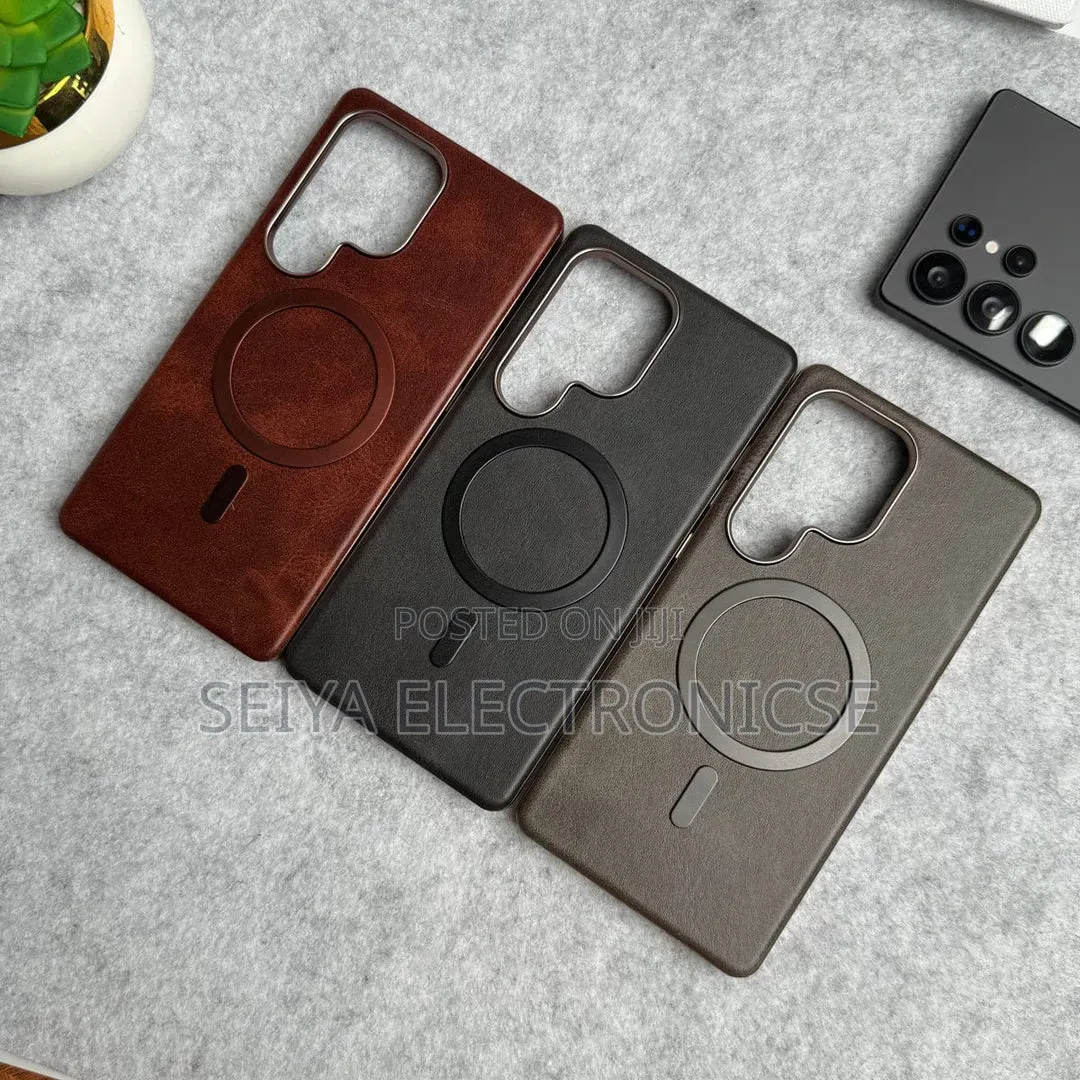 Ultra S23,S24,S25,S26 Phone Cover. Leather Case