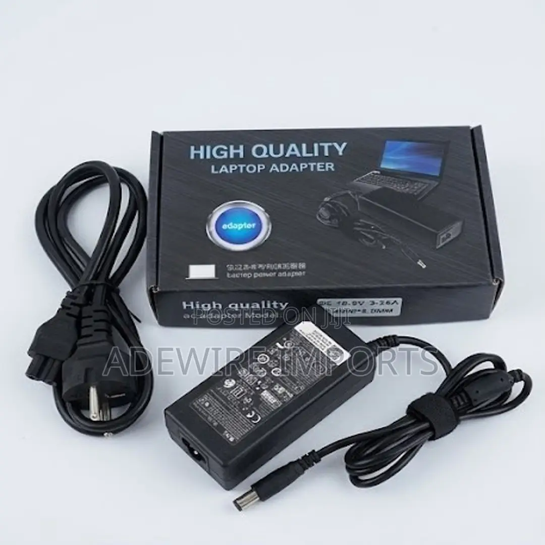 Dell Center Pin 19.5v 3.34a Laptop Charger With Vat