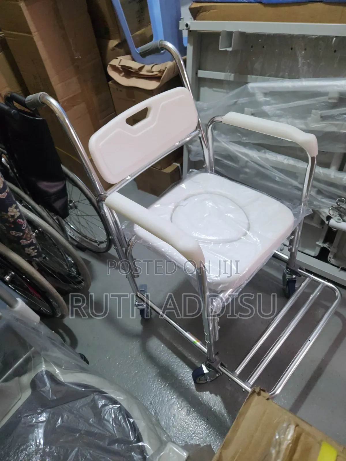 Tcare Multi-Function Transport Wheelchair - Can Be Used As
A Toilet