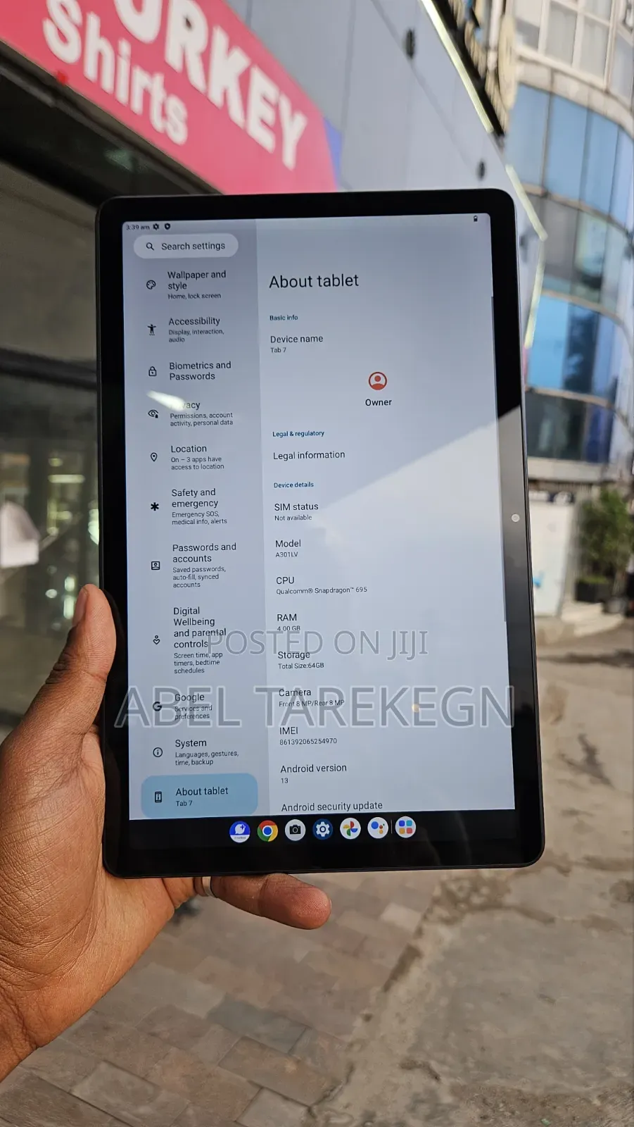 New Lenovo Tab P11 Pro Gen 2 64 GB Blue