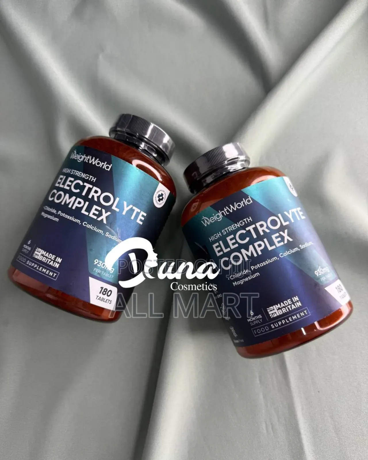 Weight World Electrolyte Complex 930mg 180 Tablets