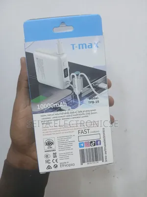 T - Max Power Bank 10,000mah Fast-Charging 22.5w