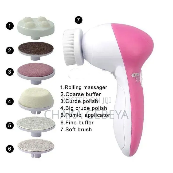 5‐In‐1 Electric Facial Brush – Exfoliate Massage