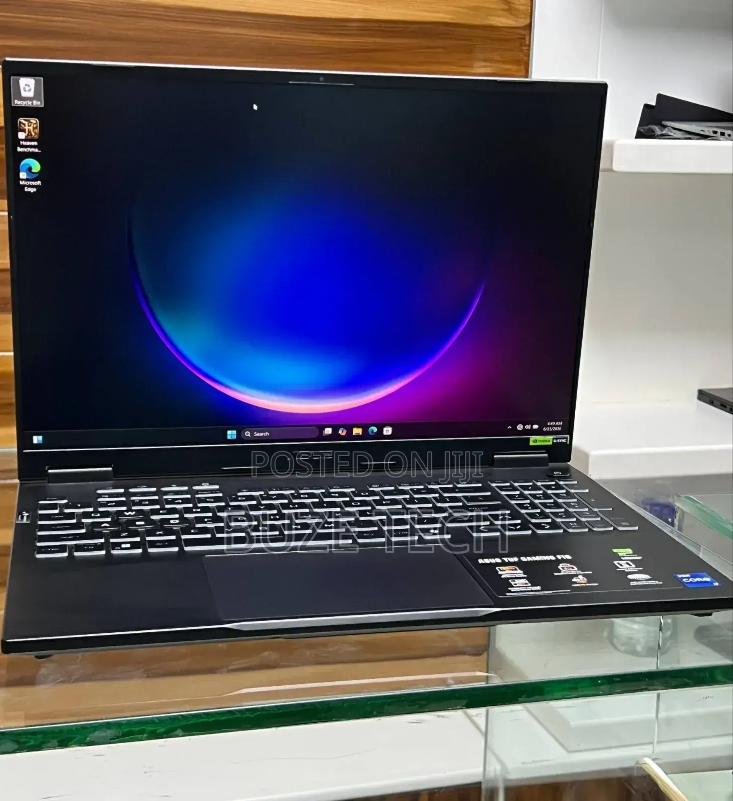 New Laptop Asus TUF Gaming F16 16GB Intel Core i7 SSD 1T