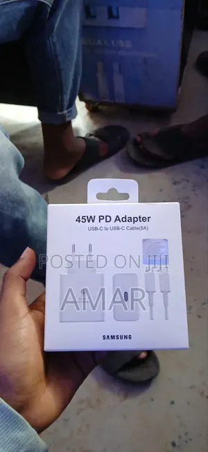 Samsung 45w Pd Super Fast Charger With Usb-C to Usb-C Cable