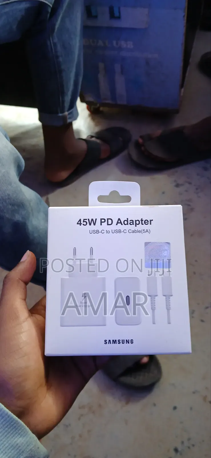 Samsung 45w Pd Super Fast Charger With Usb-C to Usb-C Cable