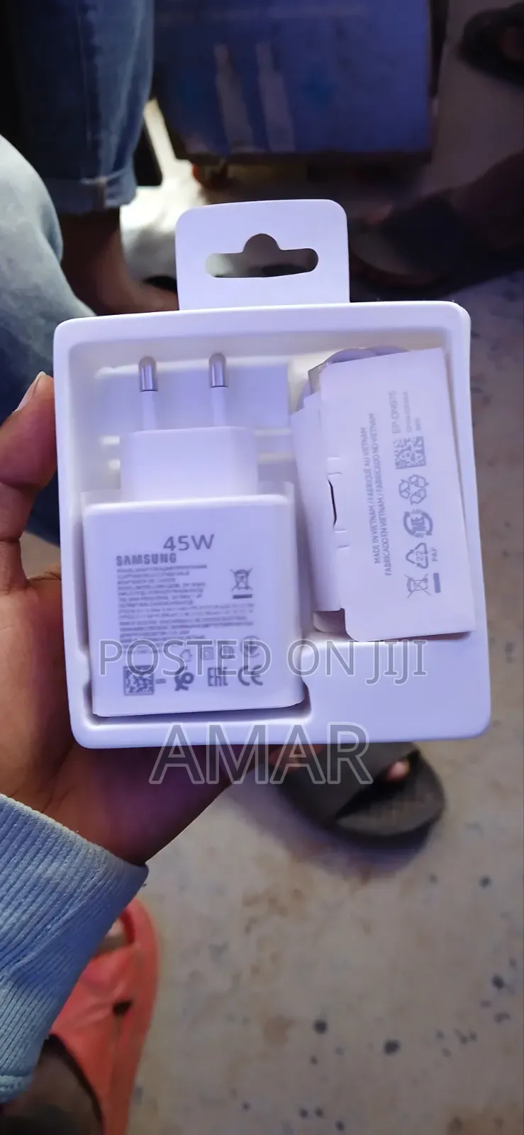 Samsung 45w Pd Super Fast Charger With Usb-C to Usb-C Cable