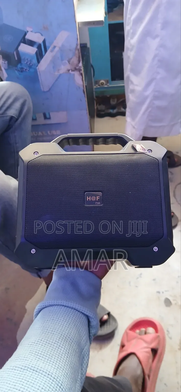 H at F F80 Portable Bluetooth Speaker – Powerful Sound