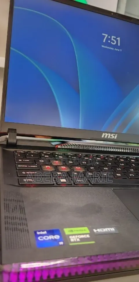 New Laptop MSI Raider GE68HX 13VI-202US 16GB Intel Core i9 SSD 1T