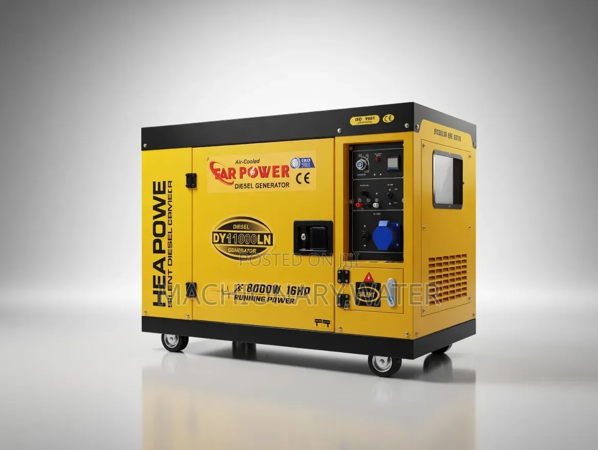 Far Power Air Cooled Diesel Silent Sigle Phasegenerator 8kw