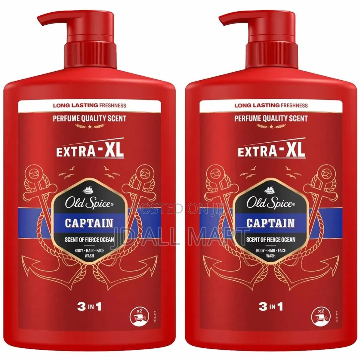 Old Spice Captain Extra-Xl 3-in-1 Shower Gel