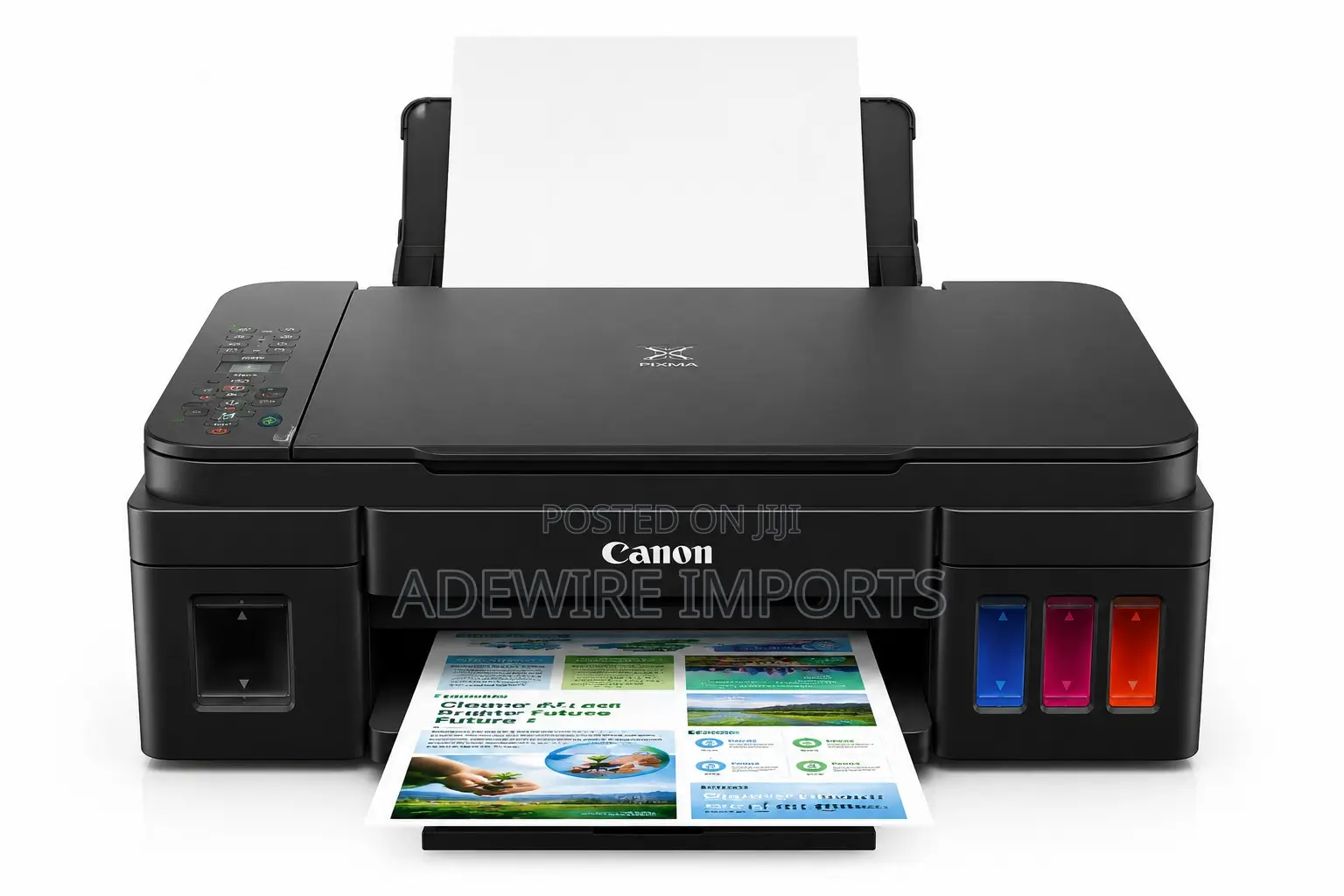 Canon Pixma G3410 Wi-fi Enabled All-in-one Color New Printer(With Va)