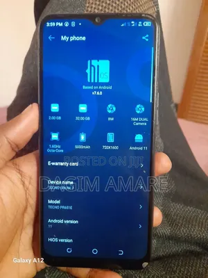 Tecno Spark 7 32 GB Black