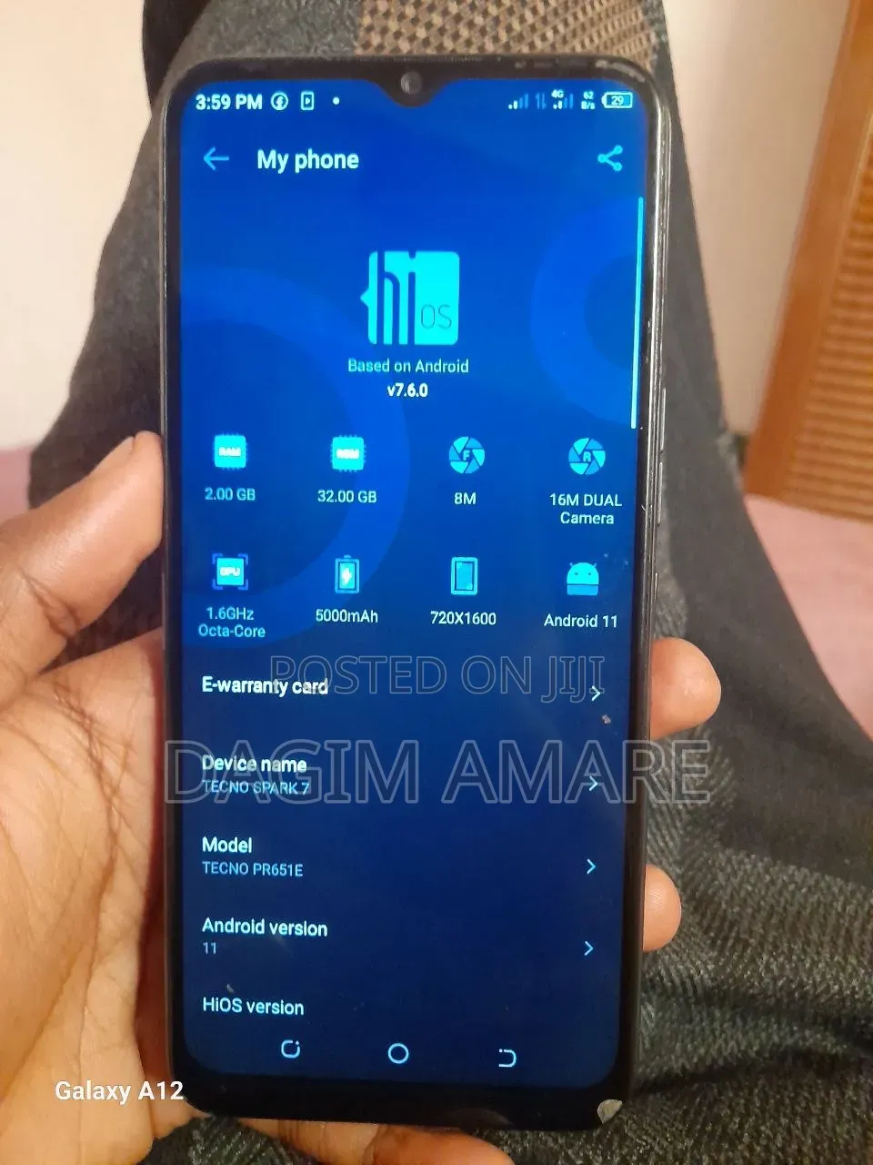 Tecno Spark 7 32 GB Black
