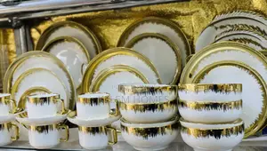32 ፒስ ሸክላ የመመገቢያ ሰሀን
