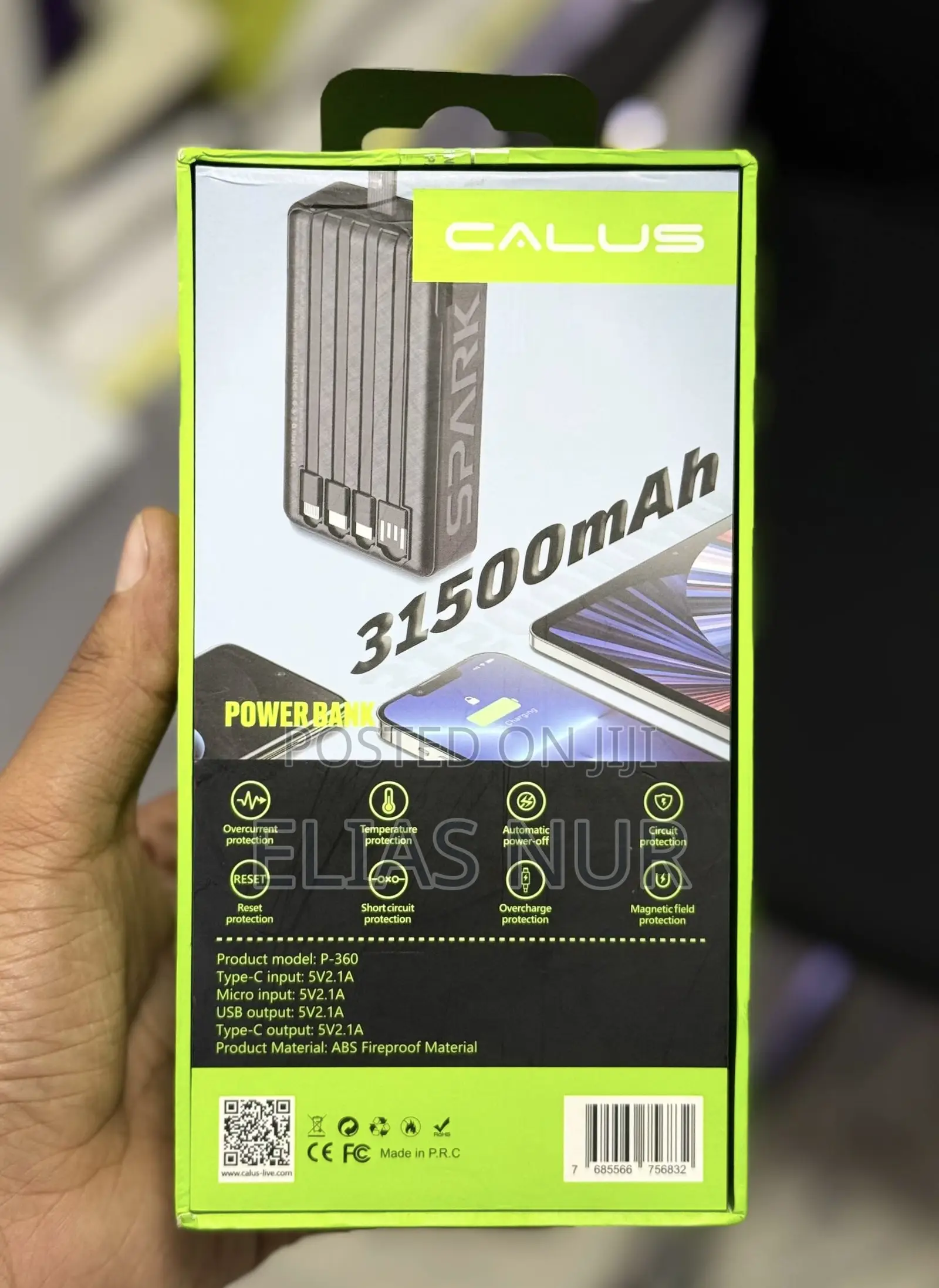 Calus P-360 31,500mah Power Bank - Brand New