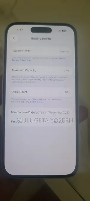Apple iPhone 15 128 GB White