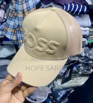 Boss Embossed Trucker Cap: