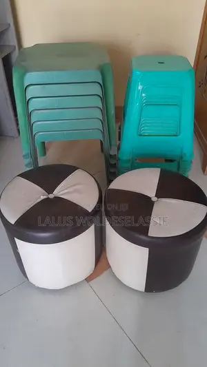 Small Plastic Chairs and Tablets