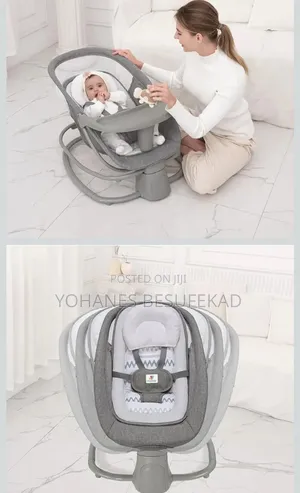 Mastela 4-in-1 Baby Bassinet Rocker Boucer የልጆች ማስተኛ