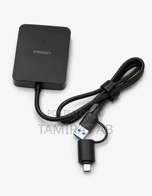 Pisen Usb 3.0 4-in-1 Card Reader for Sd, Microsd/Cf/Tf/Ms + Type C
