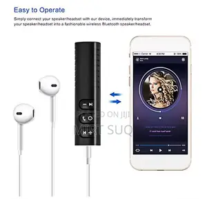 Portable Clip-on Bluetooth Audio Receiver Adapter(Bluetooth Car Kit)