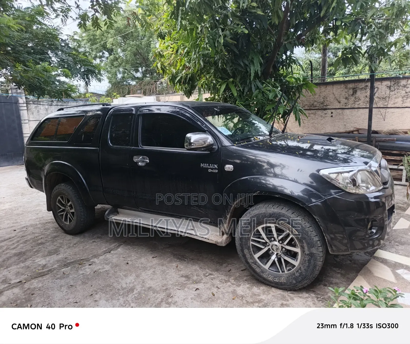 Toyota Hilux 2.5 D-4D 4X4 SRX 2009 Black