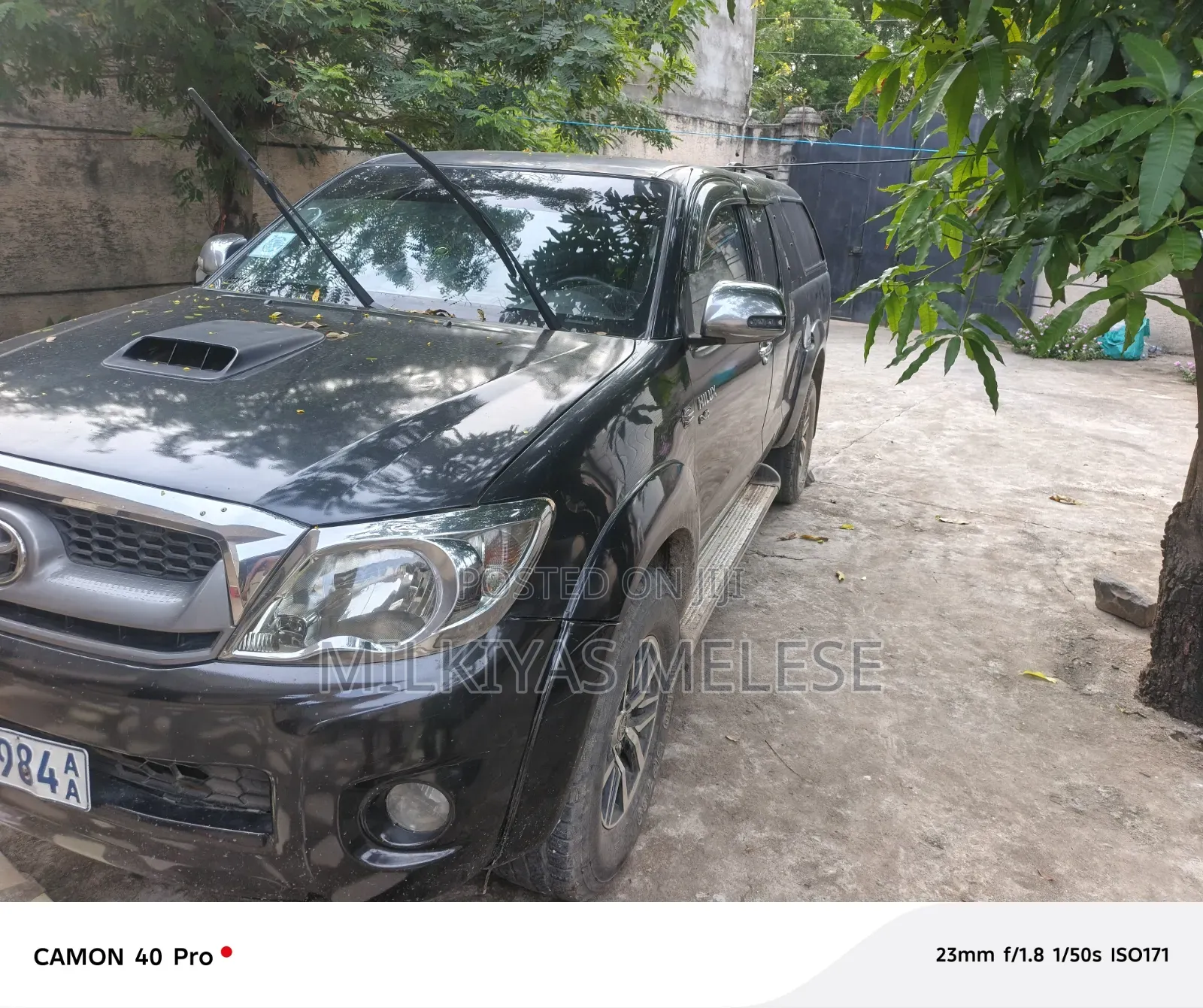 Toyota Hilux 2.5 D-4D 4X4 SRX 2009 Black