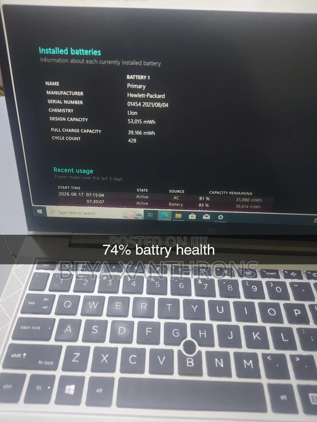 Laptop HP EliteBook 840 G8 16GB Intel Core i5 SSD 512GB