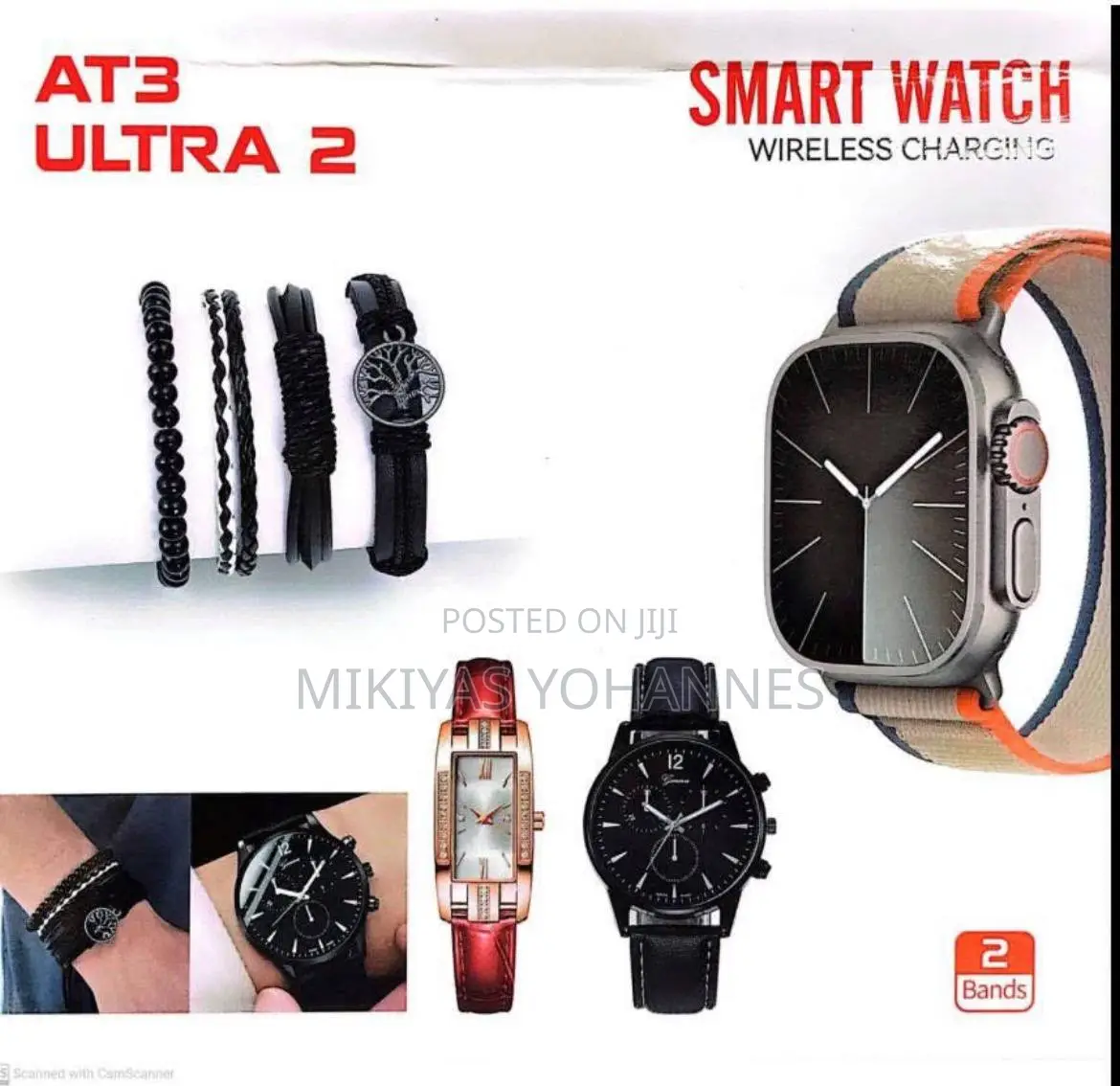 At3 Ultra 2 Smart Watch-Premium
