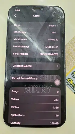 Apple iPhone 12 256 GB Black