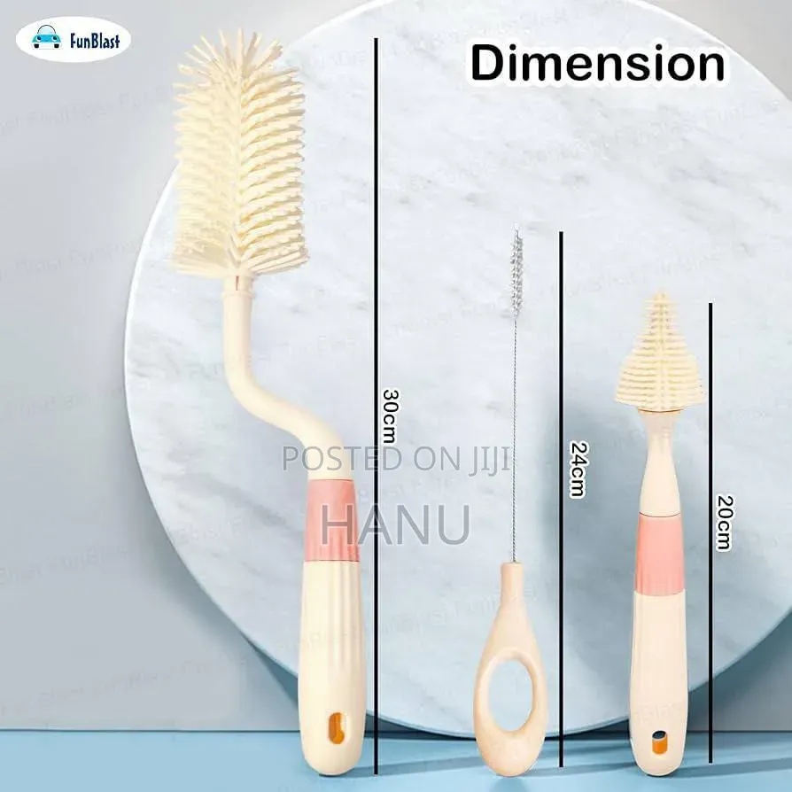 Silicone Baby Bottel Cleaning Brush Set
