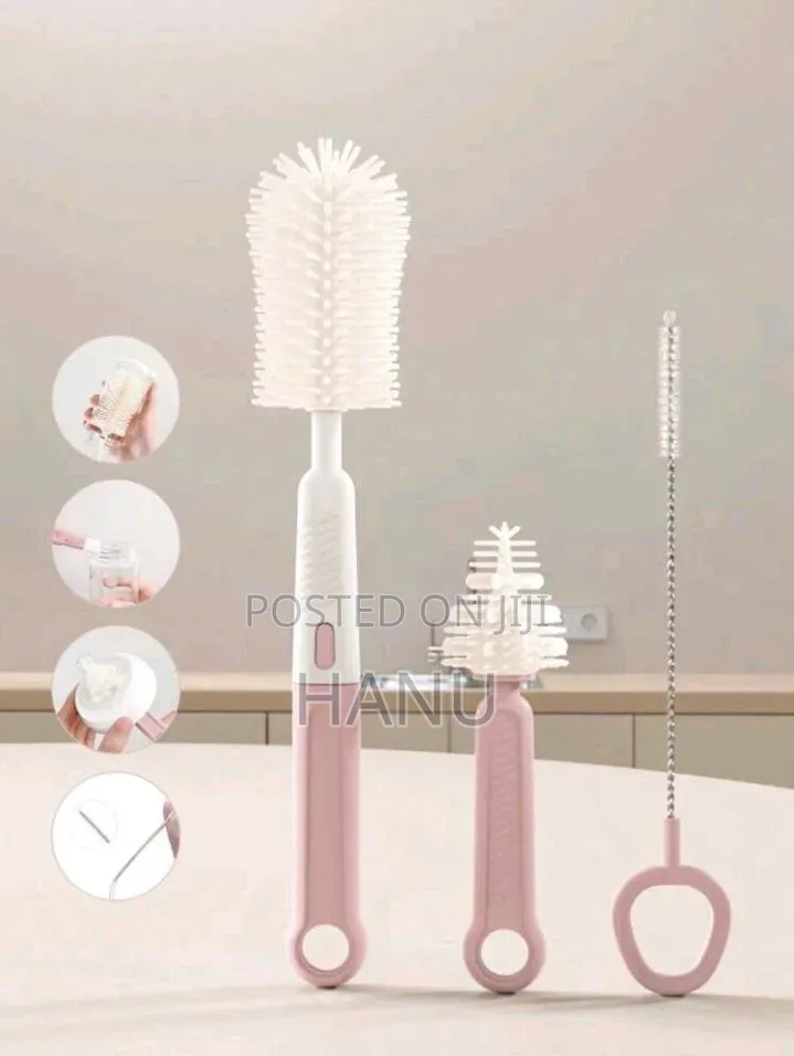Silicone Baby Bottel Cleaning Brush Set
