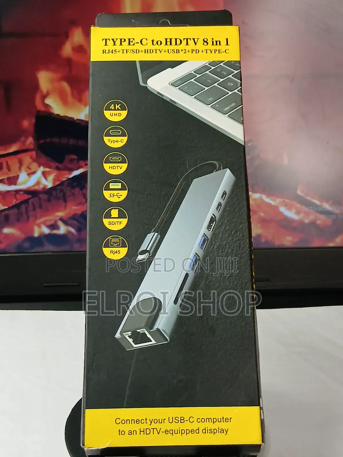 8-in-1 Usb-C to HDTV Multiport Hub