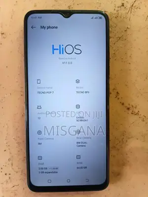 Tecno Pop 7 64 GB Black