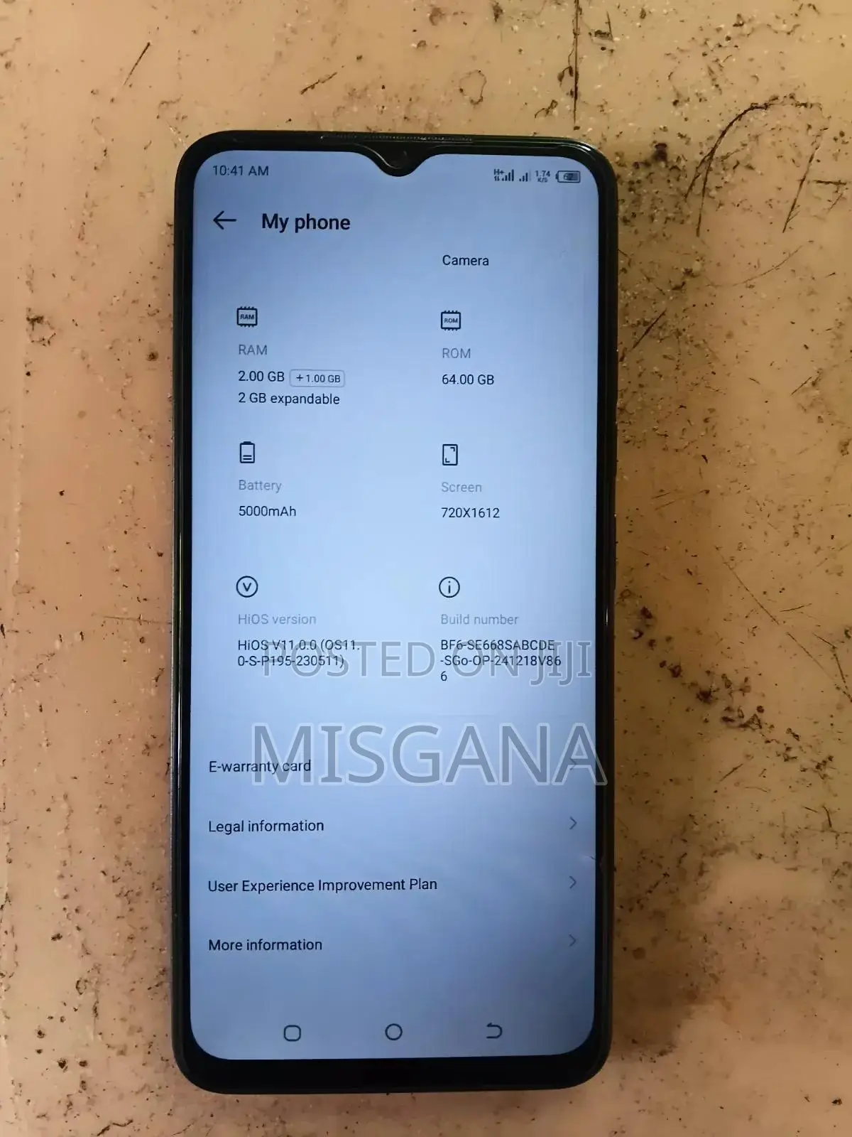 Tecno Pop 7 64 GB Black