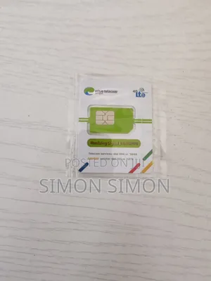 New Ethio Telecom 0911 Xx Simcards