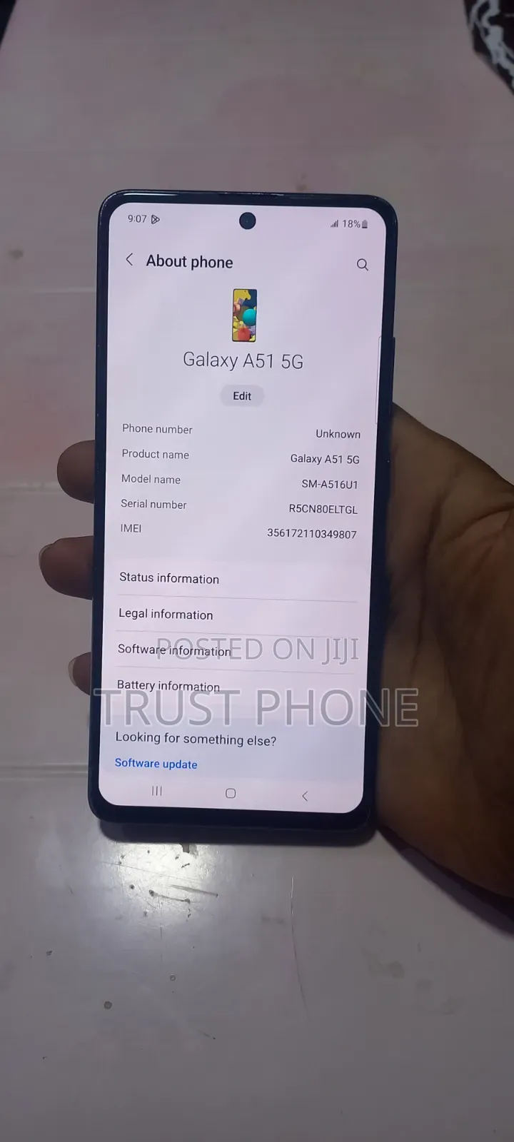 Samsung Galaxy A51 5G 128 GB Black