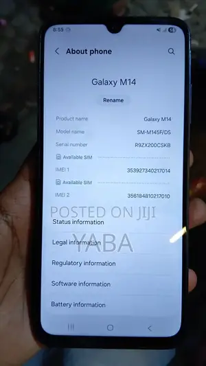 Samsung Galaxy M14 64 GB Black