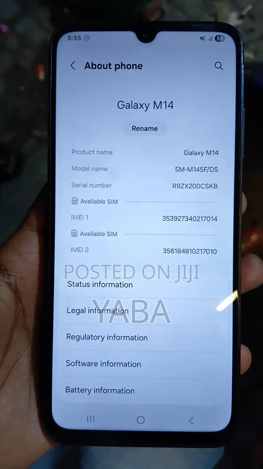 Samsung Galaxy M14 64 GB Black