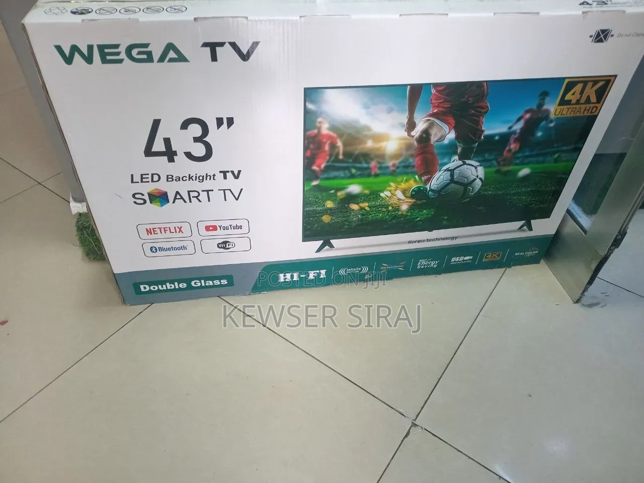 Wega 43inch Tv Smart Android New 20 26 Model